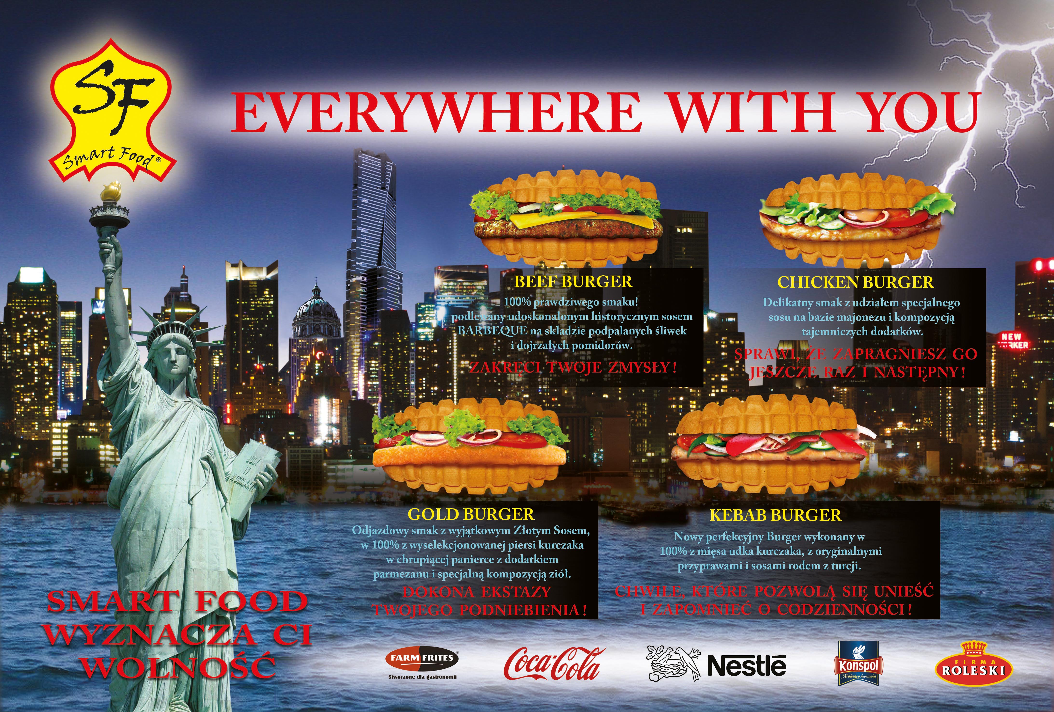 Smart Food Everywhere With You Werbegrafik